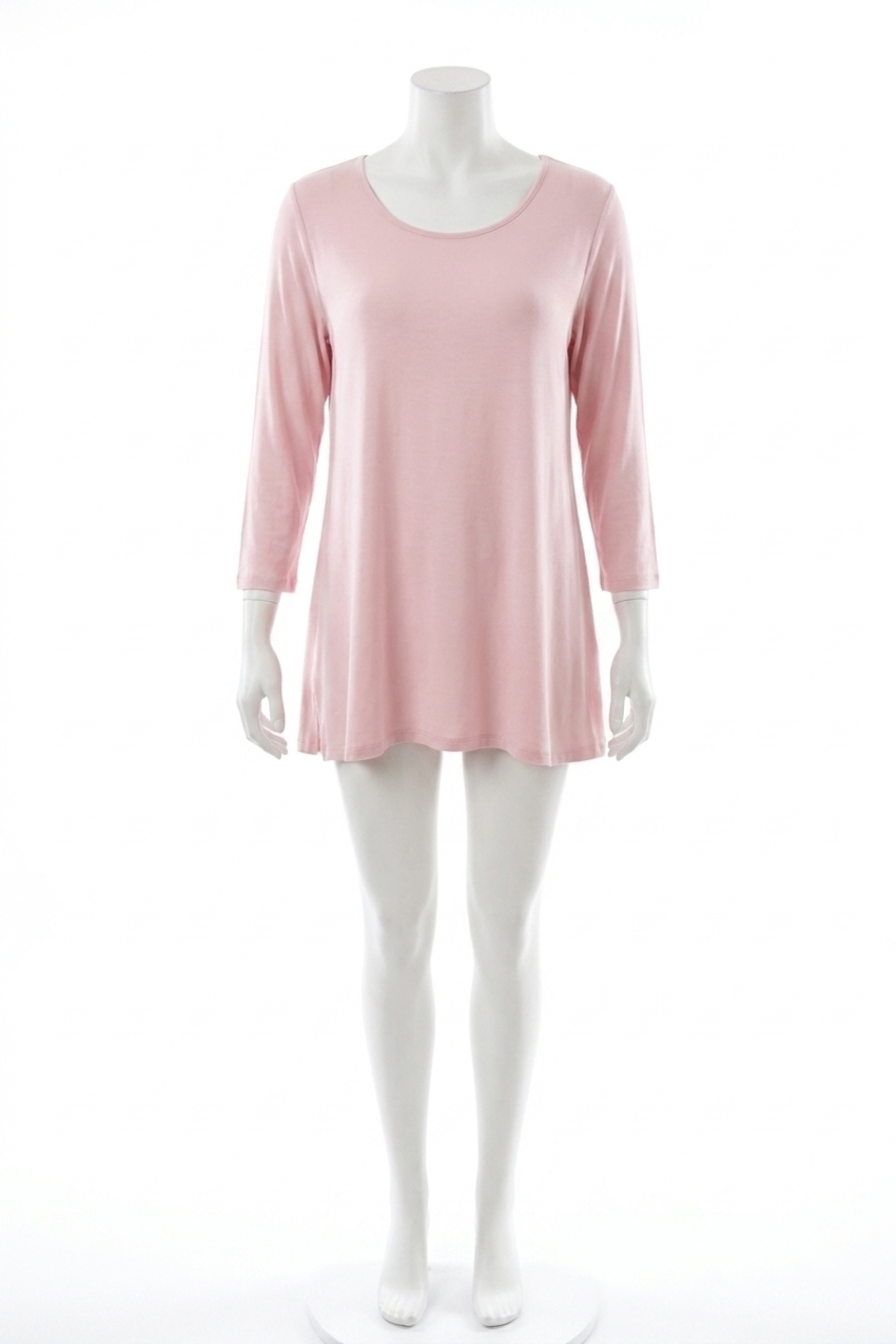 NEW ANGEL long-sleeve tunic in pink